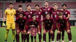 El equipo de Fútbol Sub17 de Venezuela concluyó su gira de amistosos invicto